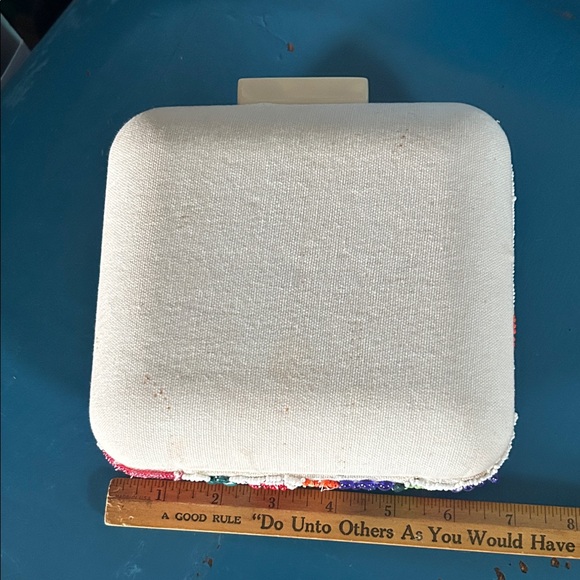 Beaded Fiesta Fruit Slices Crossbody Clutch Bag - Picture 6 of 13